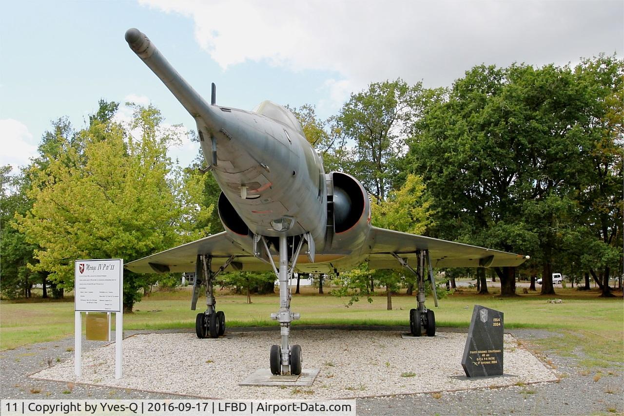 11, Dassault Mirage IVP C/N 11, Dassault Mirage IVP, Preserved at Bordeaux-Mérignac Air Base 106 (LFBD-BOD)