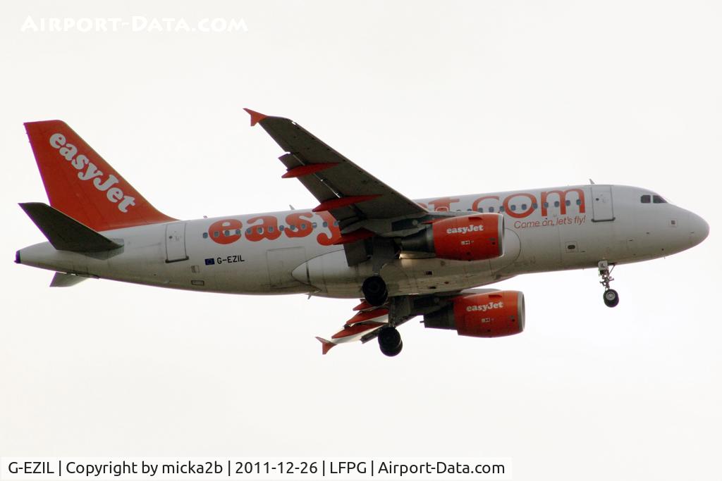 G-EZIL, 2005 Airbus A319-111 C/N 2492, Landing