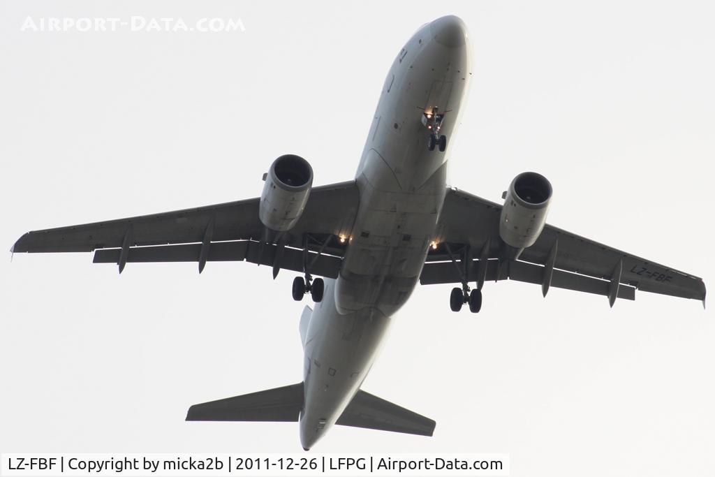 LZ-FBF, 2007 Airbus A319-111 C/N 3028, Landing