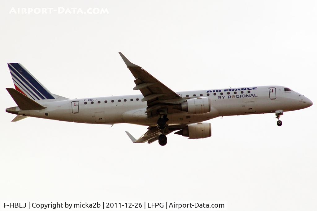 F-HBLJ, 2009 Embraer 190AR (ERJ-190-100IGW) C/N 19000311, Landing