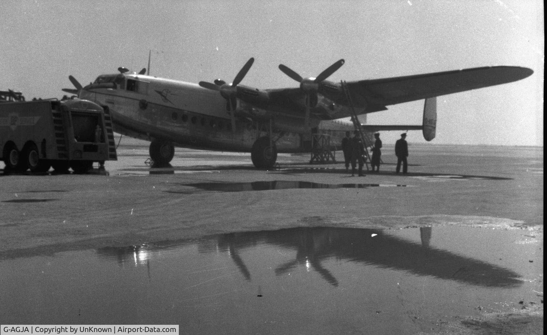 G-AGJA, 1943 Avro 685 York C.1 C/N 1207, En route from Uk to Australia 1956