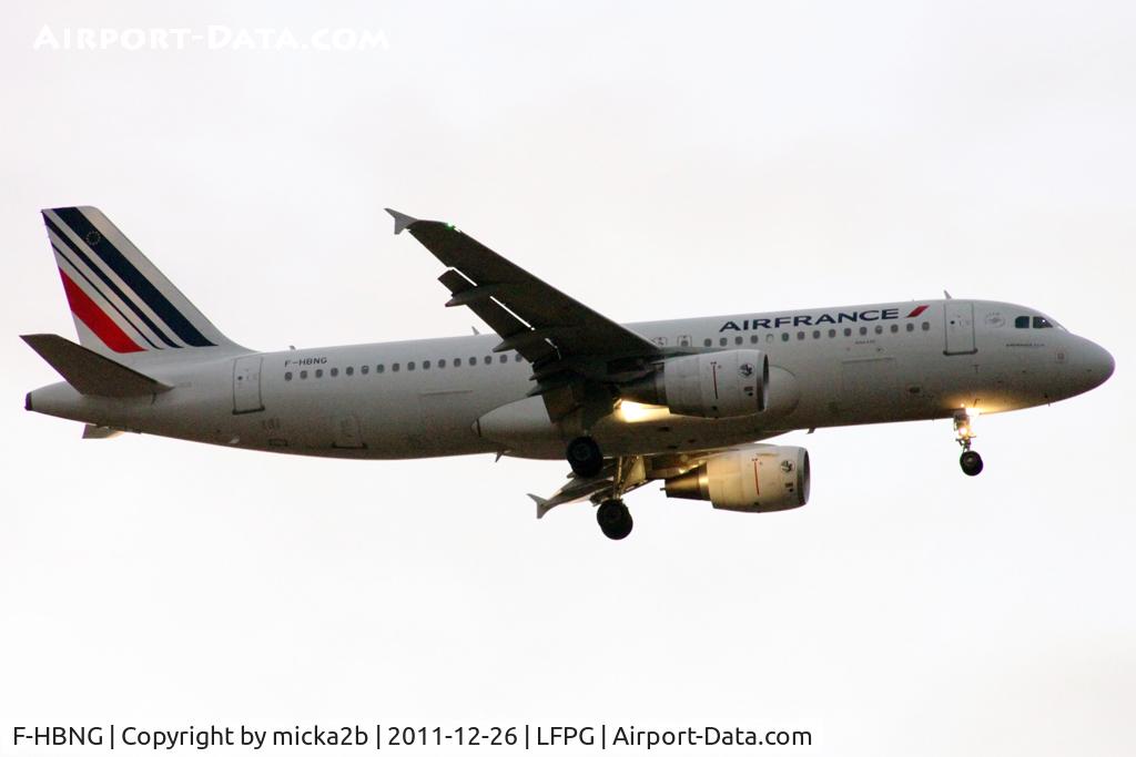 F-HBNG, 2011 Airbus A320-214 C/N 4747, Landing