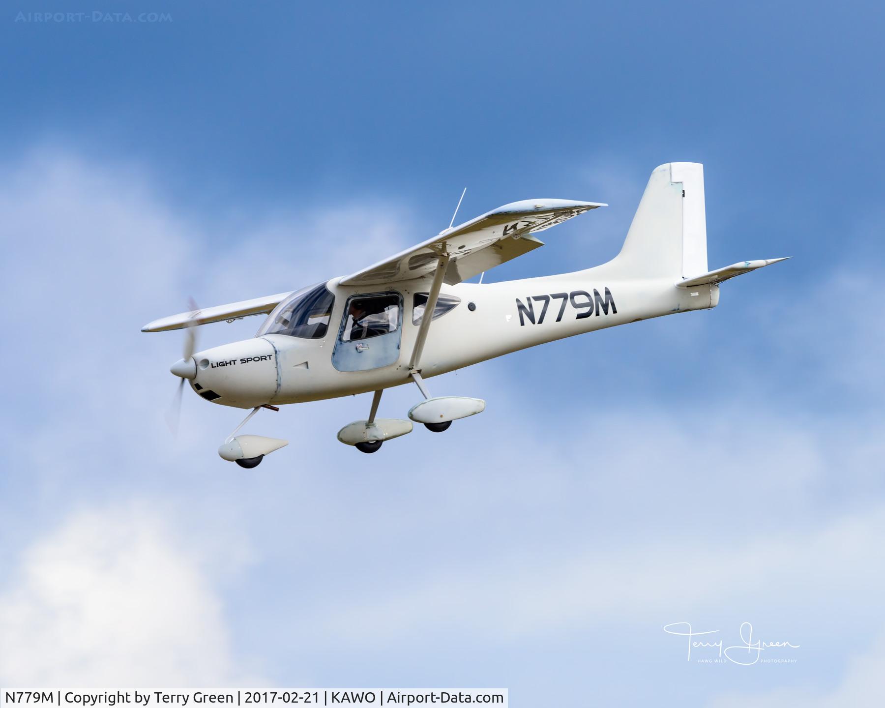 N779M, 2016 Glasair Merlin M-1 C/N 8001, KAWO