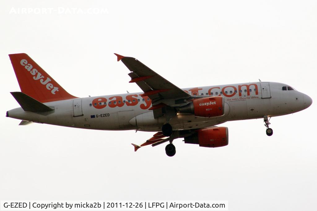 G-EZED, 2004 Airbus A319-111 C/N 2170, Landing