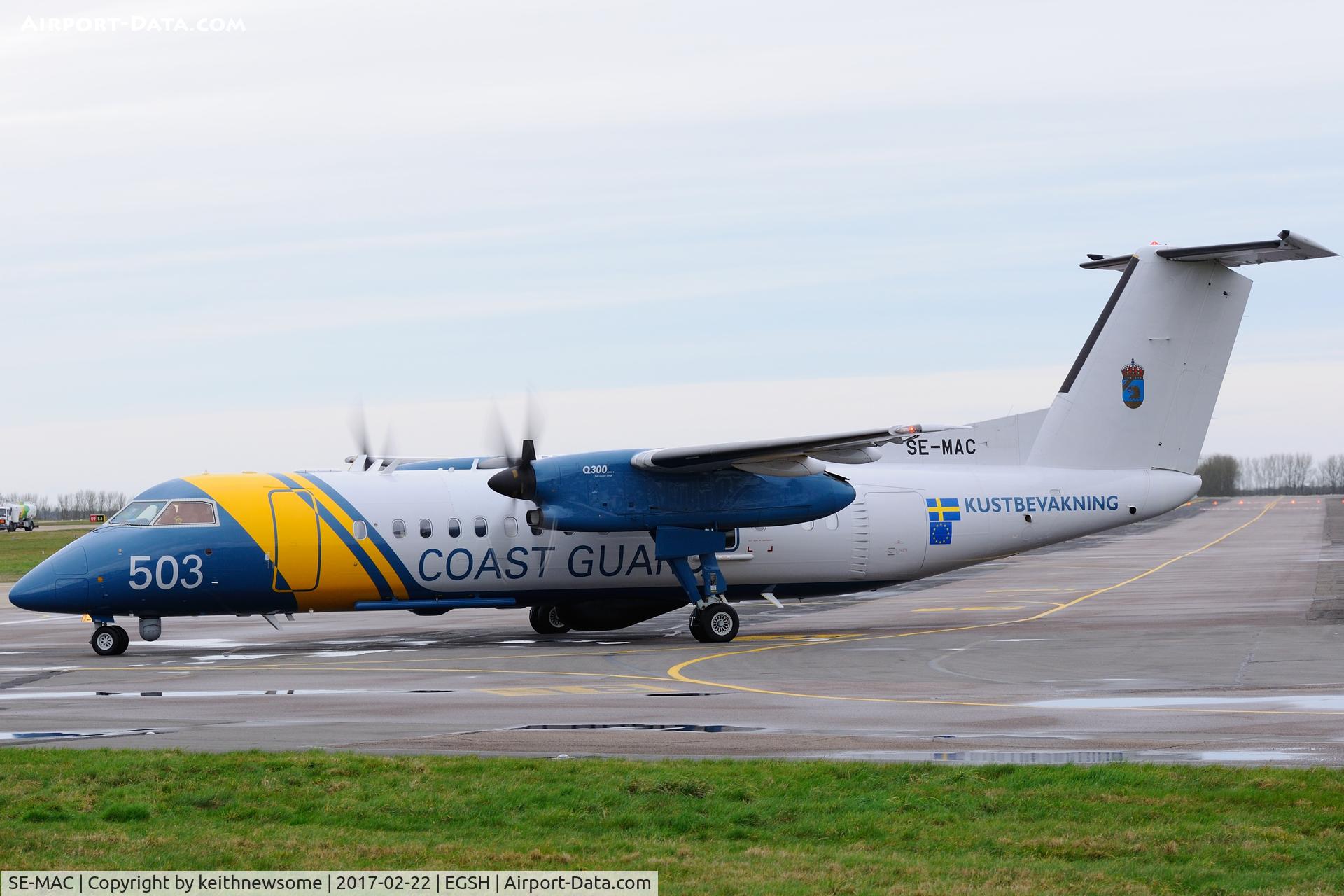 SE-MAC, 2007 De Havilland Canada DHC-8-311AQ Dash 8 C/N 638, Very Nice Visitor.