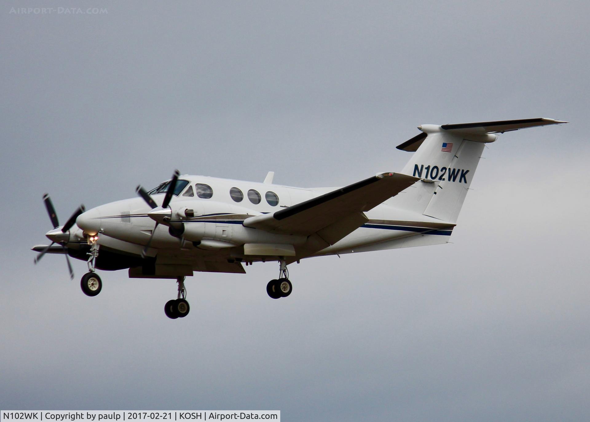 N102WK, 1980 Beech F90 King Air C/N LA-36, At Shreveport Regional.