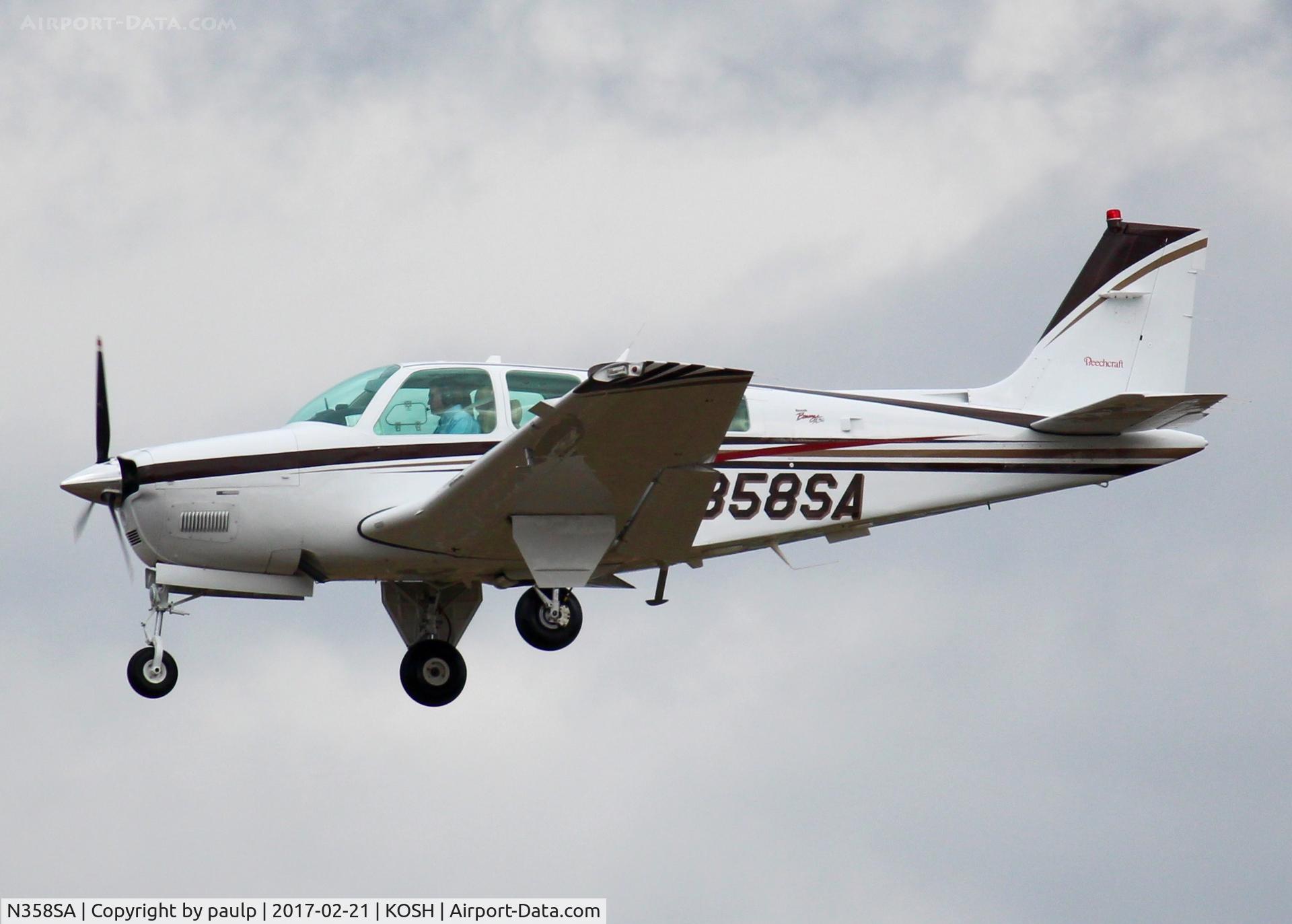 N358SA, 1998 Raytheon Aircraft Company A36 Bonanza C/N E-3192, At Shreveport Regional.