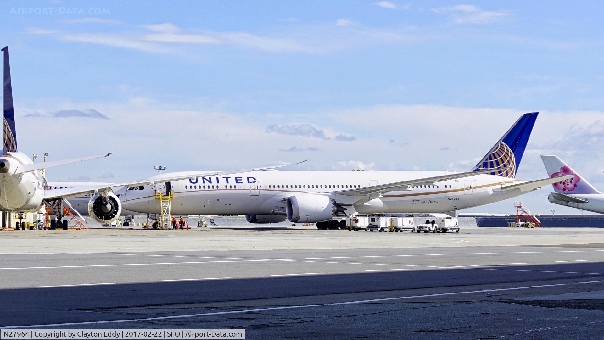 N27964, 2016 Boeing 787-9 Dreamliner C/N 37813, SFO 2017