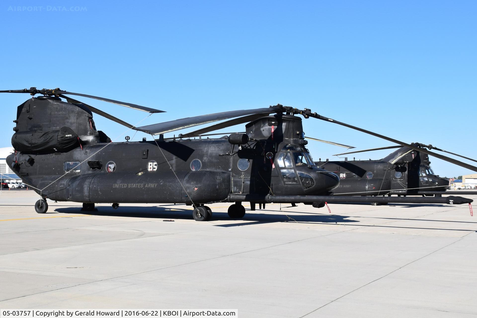 05-03757, Boeing MH-47G Chinook C/N M.3757, U.S. Army 160th Special Operations Aviation Regiment (SOAR), “Night Stalkers”, 4th BN, Joint Base Lewis-McChord, WA.