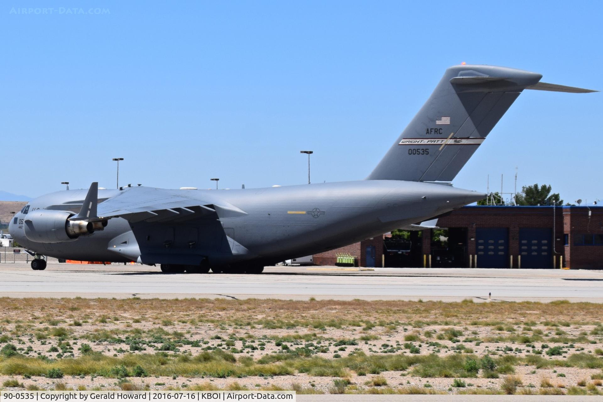 90-0535, 1990 Boeing C-17A Globemaster III C/N P-10, 445th Airlift Wing, Wright-Patterson AFB, Ohio.