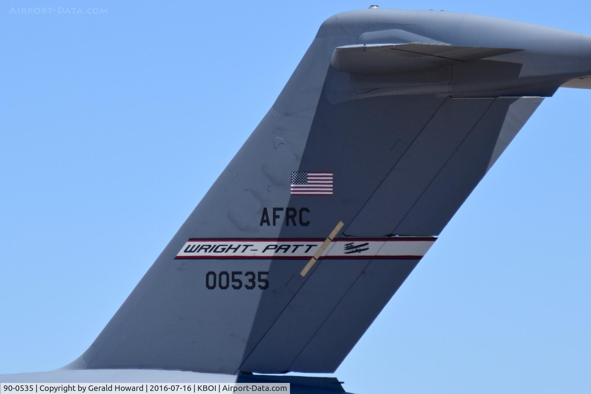 90-0535, 1990 Boeing C-17A Globemaster III C/N P-10, 445th Airlift Wing, Wright-Patterson AFB, Ohio.