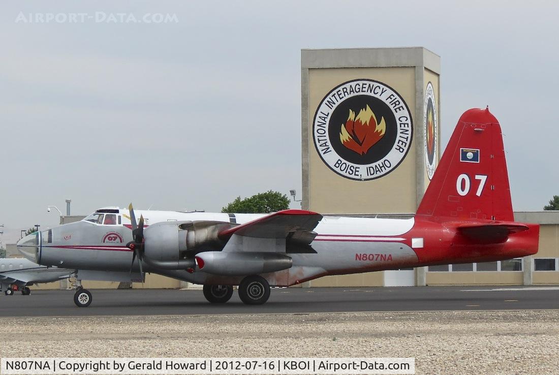 N807NA, 1954 Lockheed P2V-5F Neptune C/N 426-5305, Taxi on NIFC ramp.