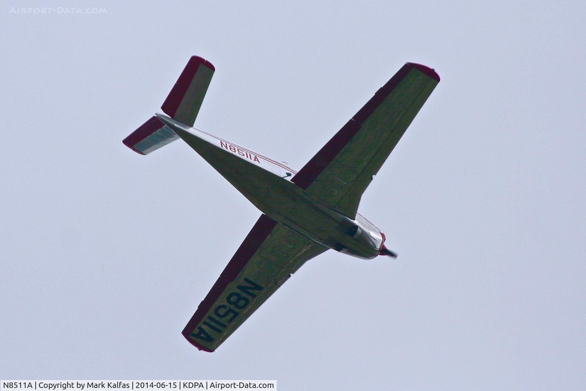 N8511A, 1949 Beech A35 Bonanza C/N D-1933, N8511A 1949 Beech A35 departing RWY 20R KDPA