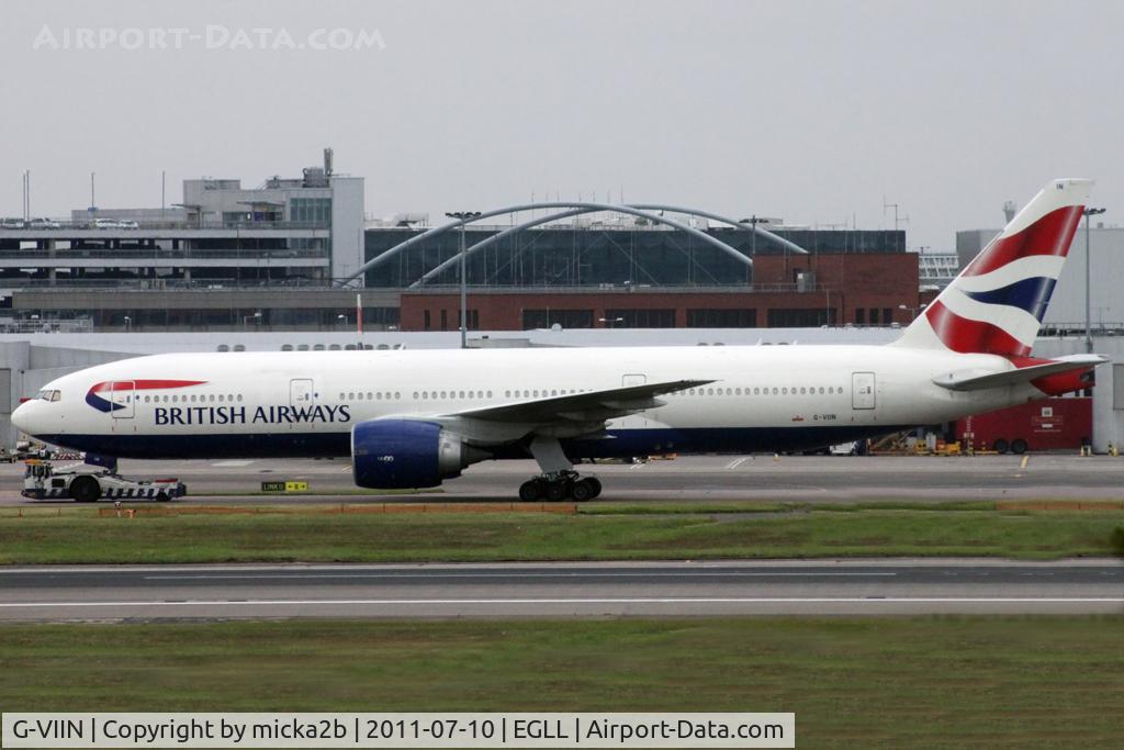 G-VIIN, 1998 Boeing 777-236 C/N 29319, Taxiing