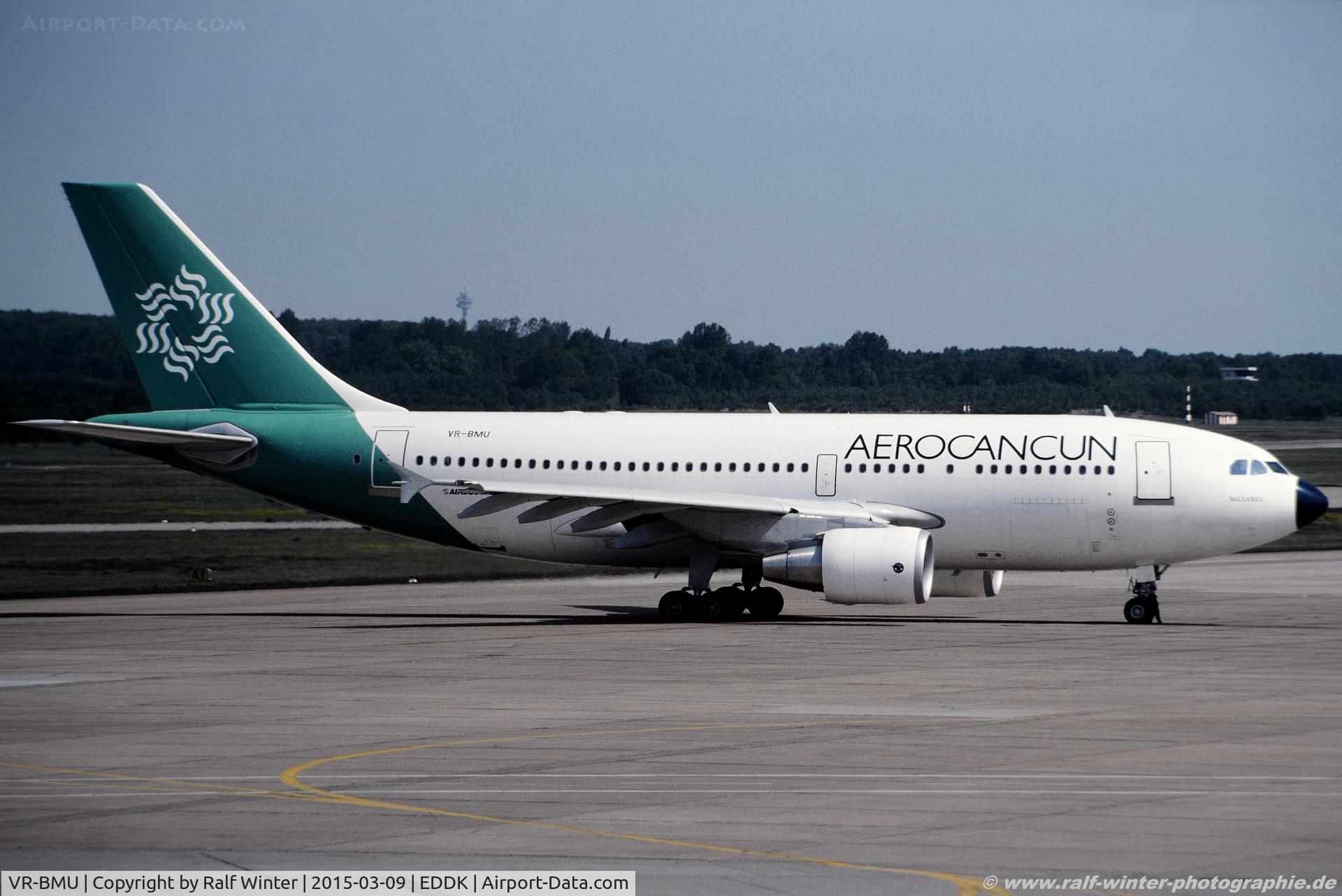 VR-BMU, 1991 Airbus A310-324 C/N 594, Airbus A310-324 - Aerocancun - VR-BMU - CGN