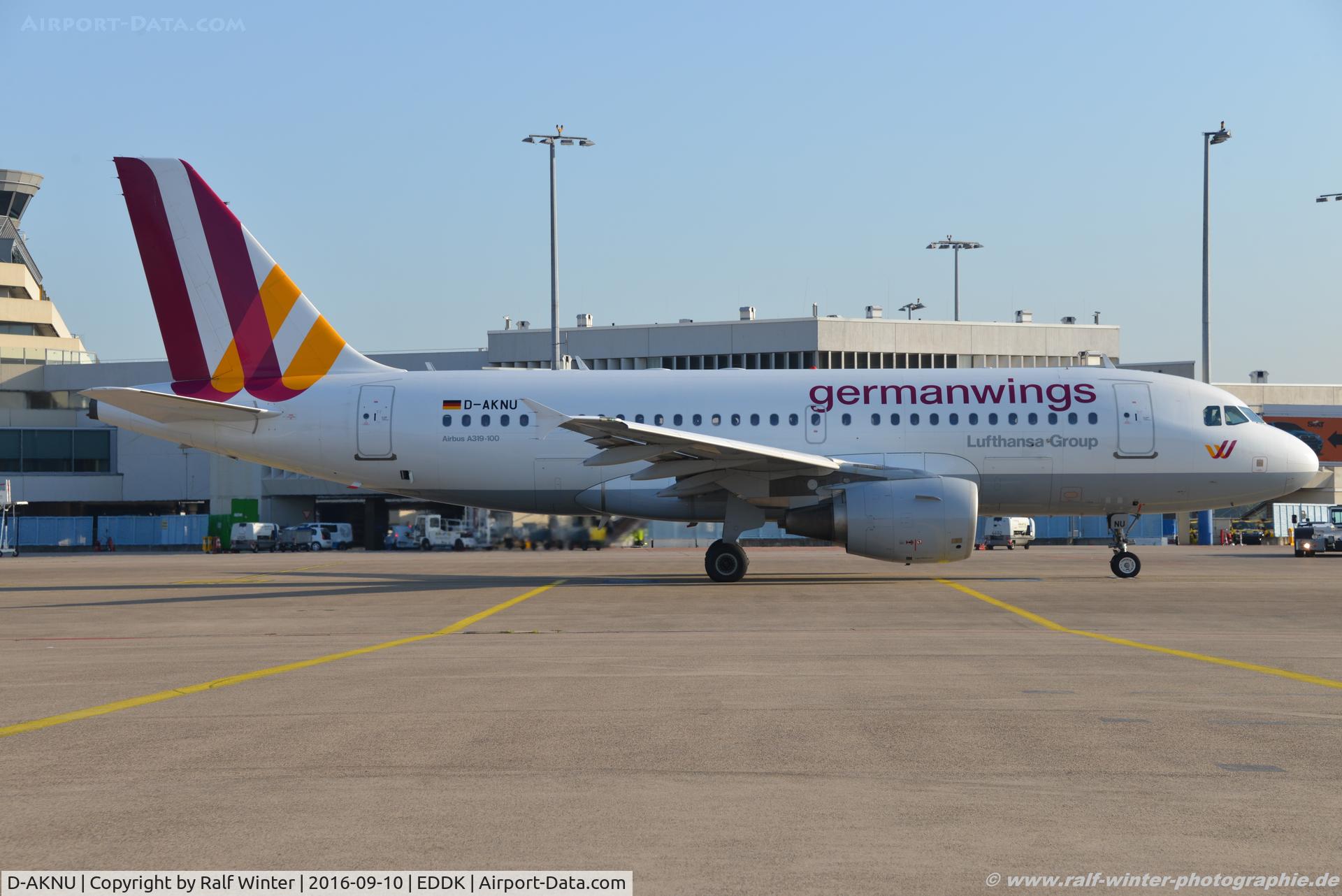 D-AKNU, 2005 Airbus A319-112 C/N 2628, Airbus A319-112 - 4U GWI Germanwings - 2628 - D-AKNU - 10.09.2016 - CGN