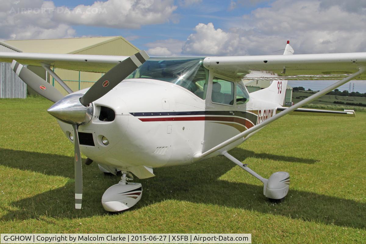 G-GHOW, 1980 Reims F182Q Skylane C/N 0151, Reims F182Q Skylane, Fishburn Airfield UK, June 27th 2015.