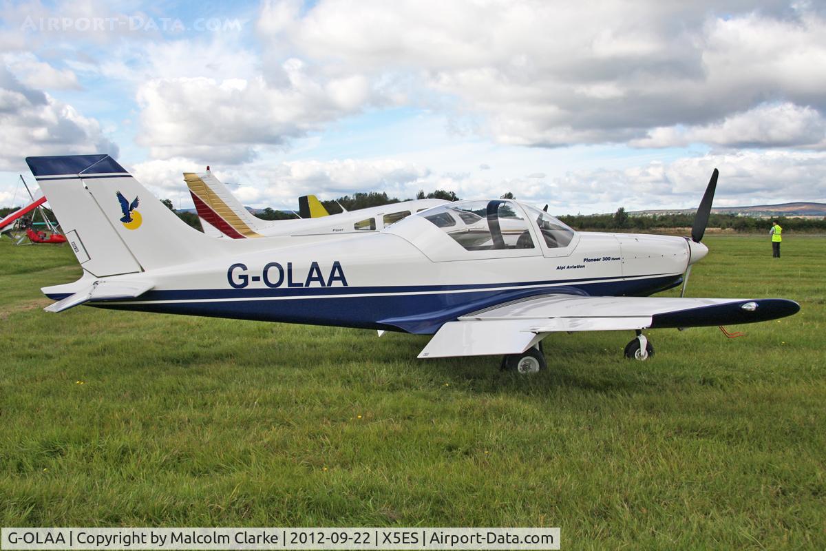 G-OLAA, Alpi Aviation Pioneer 300 Hawk C/N PFA 330A-14719, Alpi Aviation Pioneer 300 Hawk, Eshott Airfield UK, September 22nd 2012.