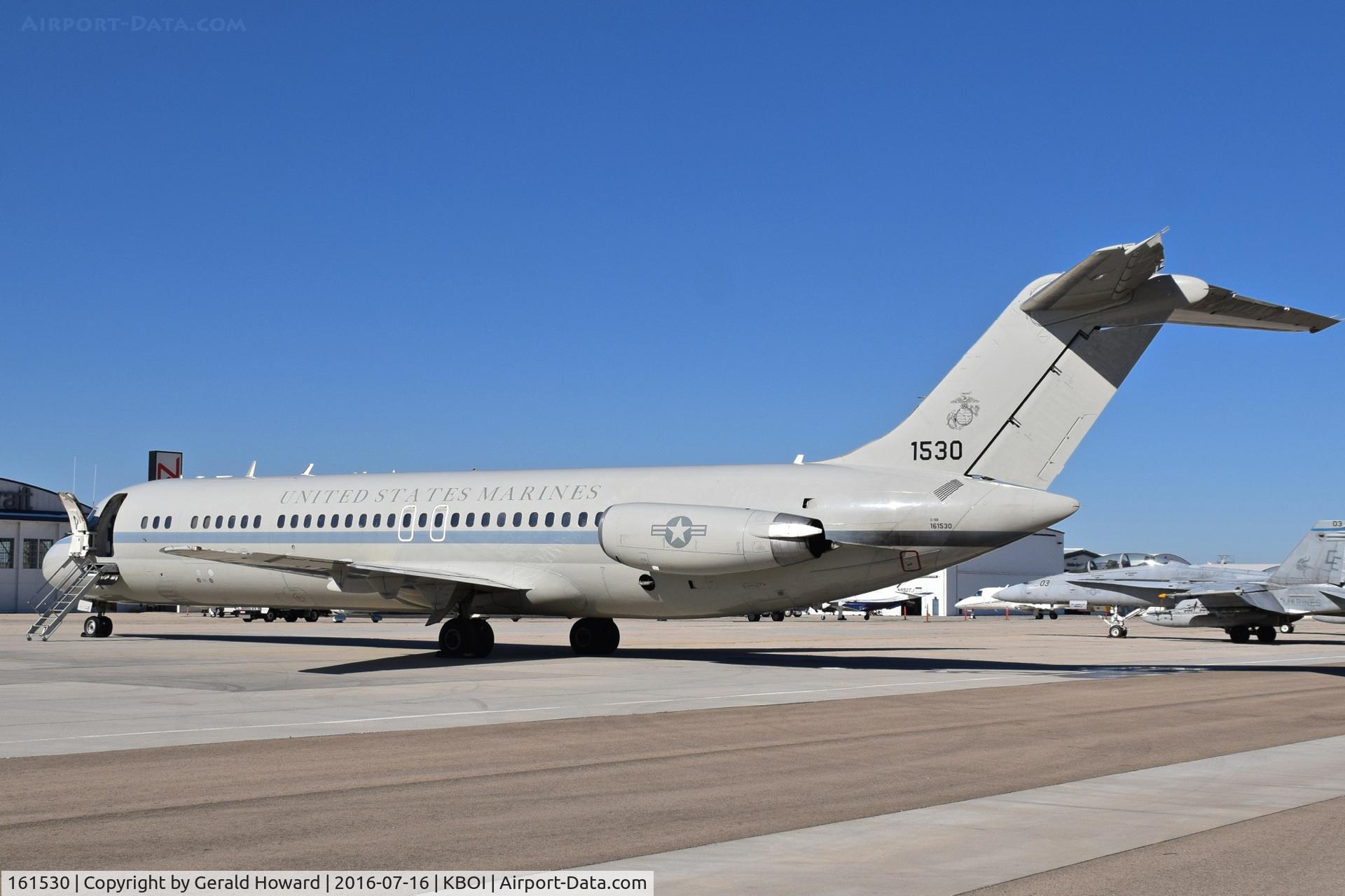 161530, 1982 McDonnell Douglas C-9B Skytrain II C/N 48166, Parked on south GA ramp.