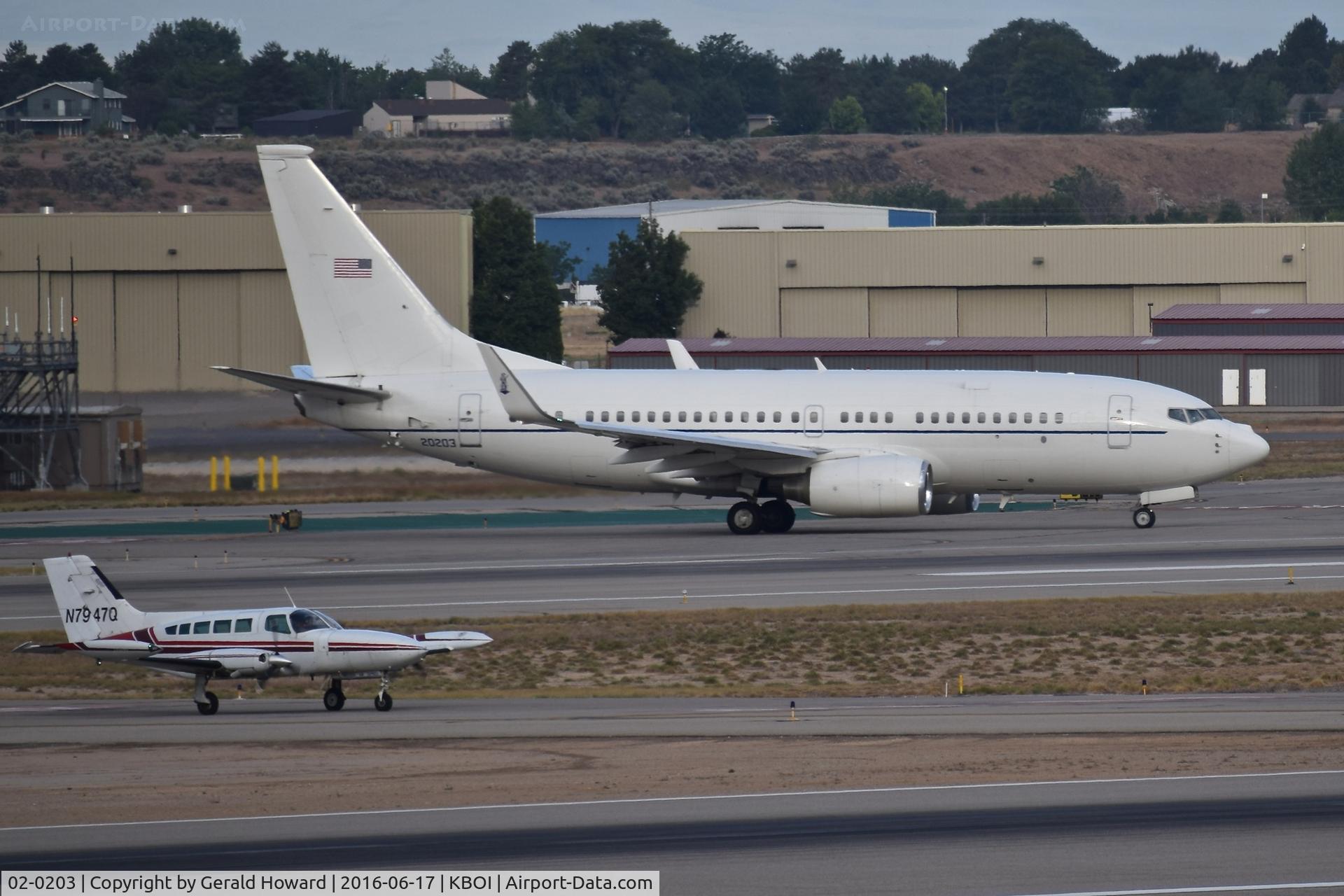 02-0203, 2002 Boeing C-40C Clipper (737-7BC BBJ) C/N 33434, 201st Airlift Sq., 113th Wing, DC ANG, Joint base Andrews, MD.