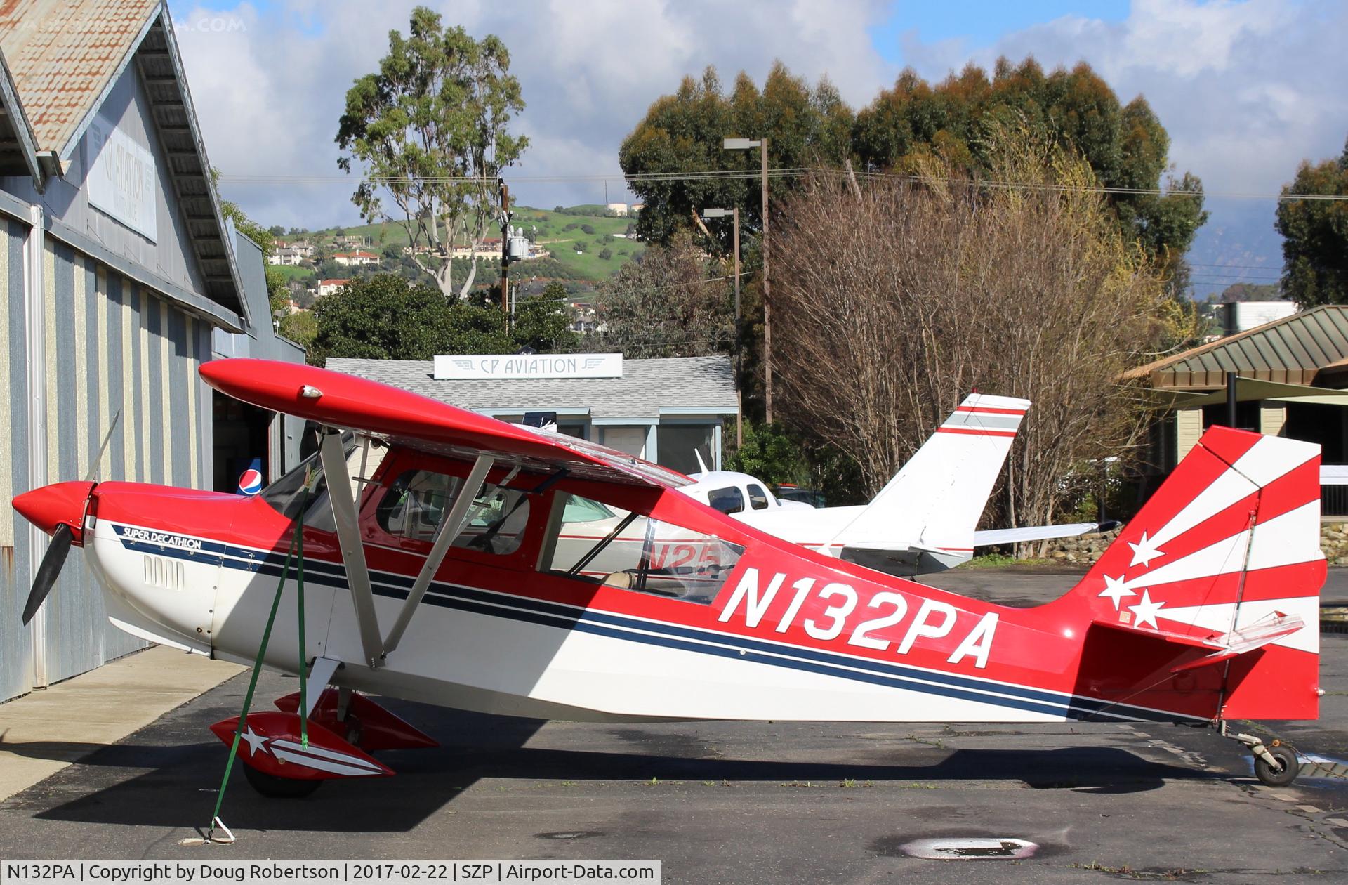 N132PA, 1998 American Champion 8KCAB Decathlon C/N 817-98, 1998 American Champion 8KCAB SUPER DECATHLON, Lycoming AEIO-360 180 Hp, full inverted systems