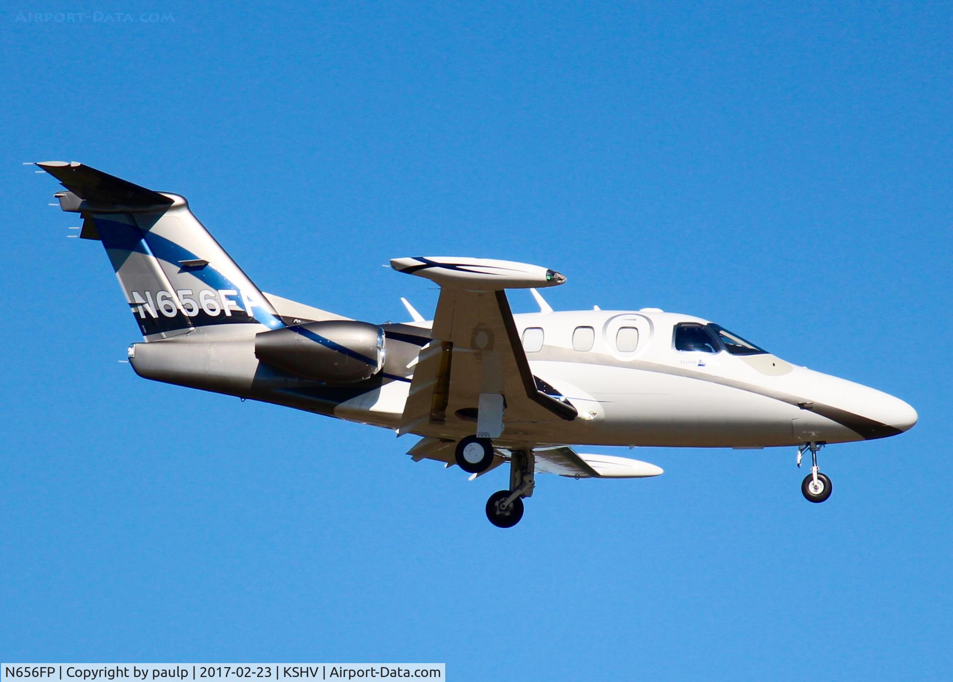 N656FP, 2008 Eclipse Aviation Corp EA500 C/N 000265, At Shreveport Regional.