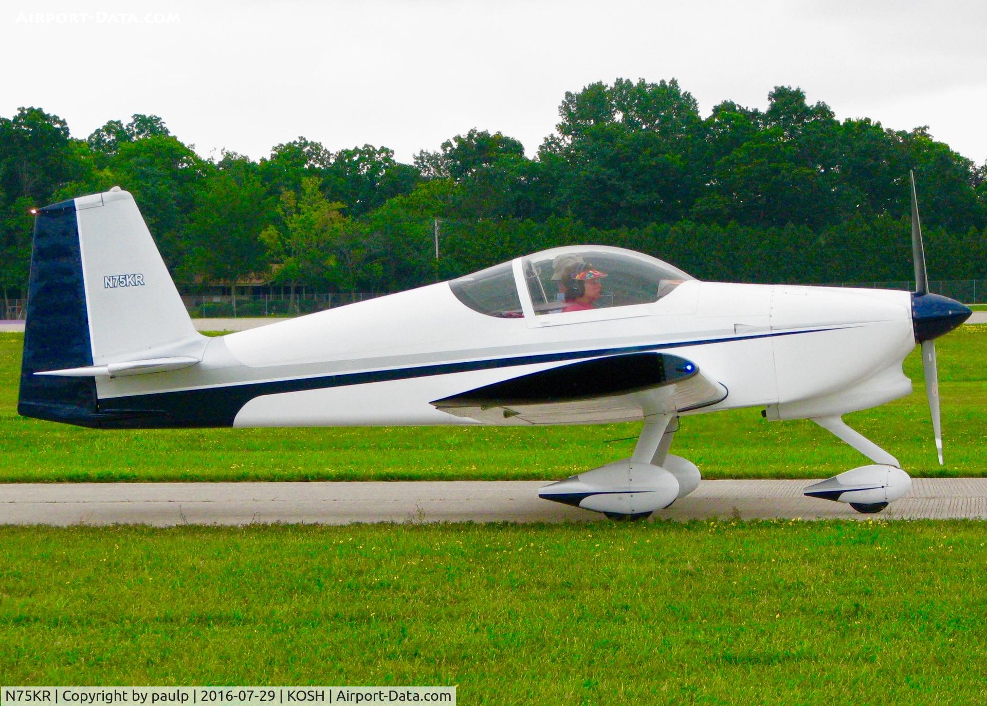 N75KR, 2001 Vans RV-6A C/N 60533, At Oshkosh.