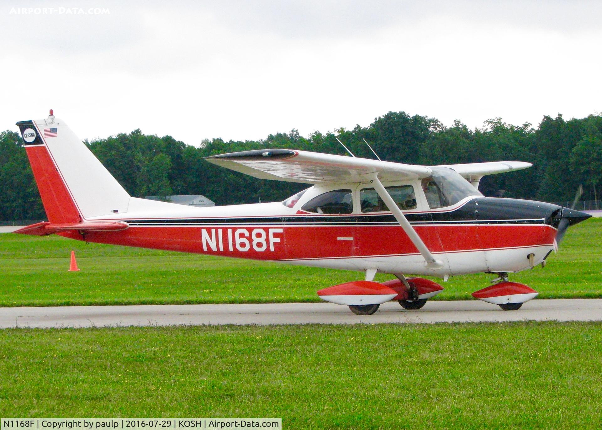 N1168F, 1966 Cessna 172G C/N 17254763, At Oshkosh.