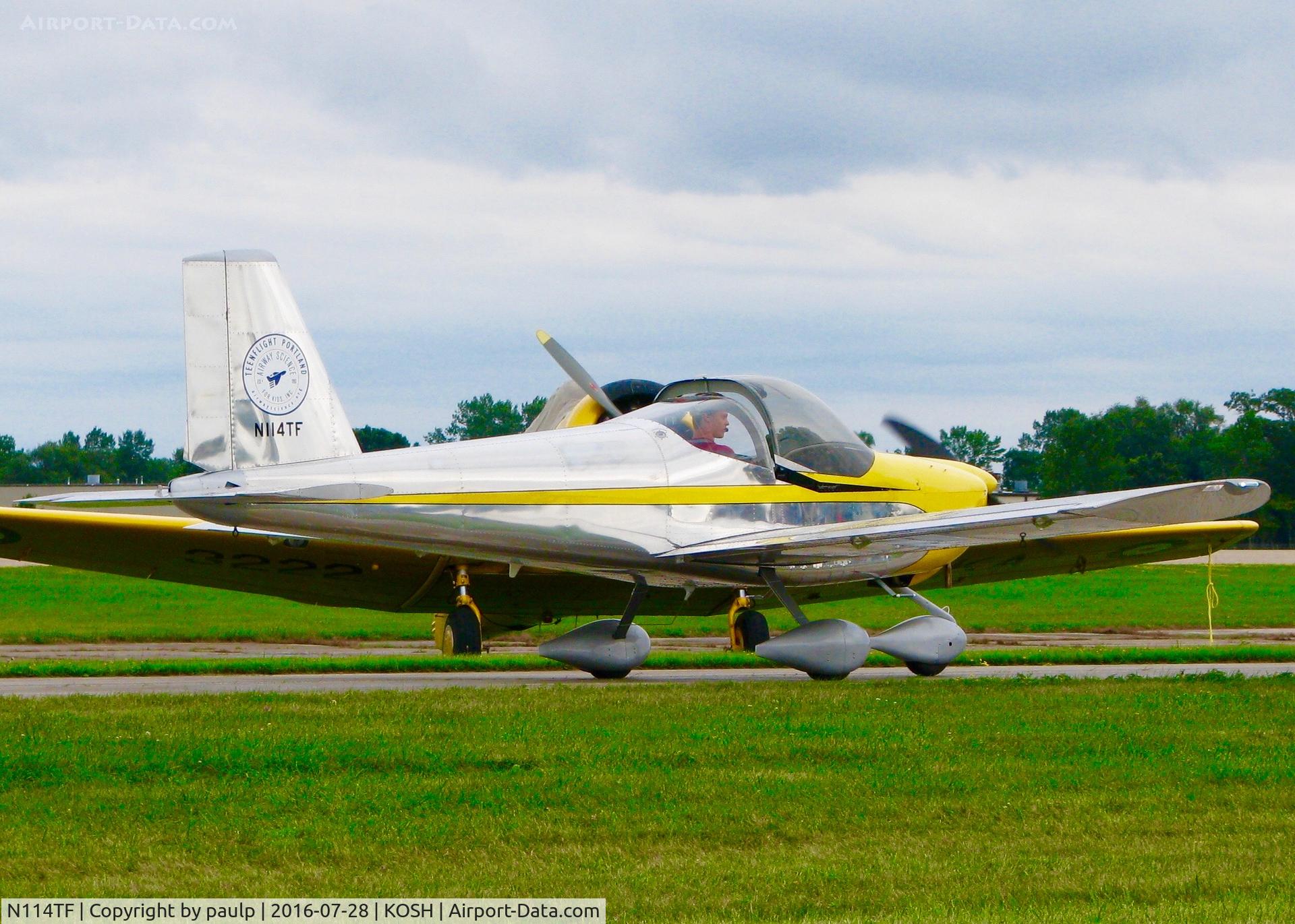 N114TF, 2016 Vans RV-12 C/N 120611, At Oshkosh.