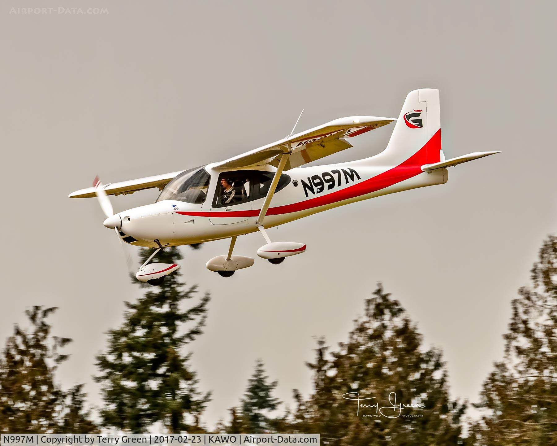 N997M, 2015 Glasair Merlin M-1 C/N 8000, KAWO