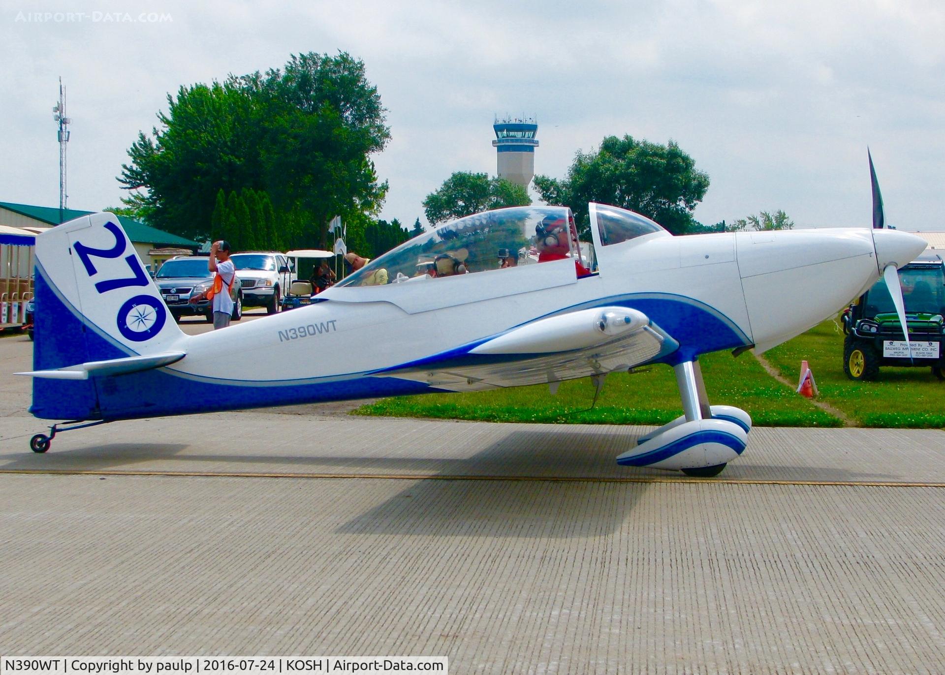 N390WT, Vans RV-8 C/N 82863, At Oshkosh.