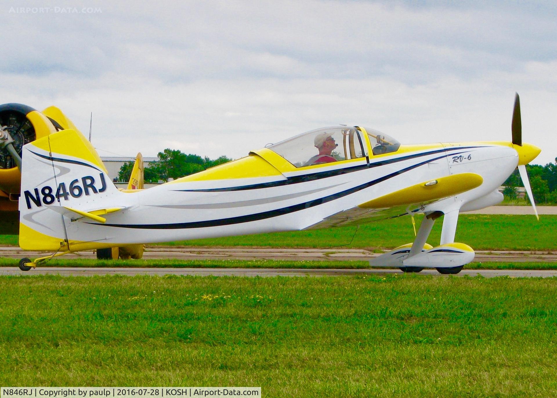 N846RJ, 2014 Vans RV-6 C/N 22874, At Oshkosh.