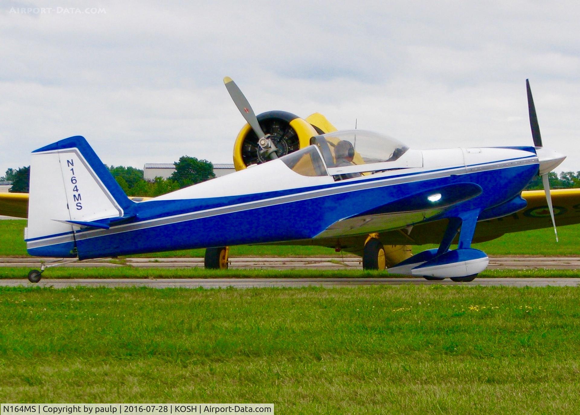 N164MS, 1990 Vans RV-6 C/N 20004, At Oshkosh.
