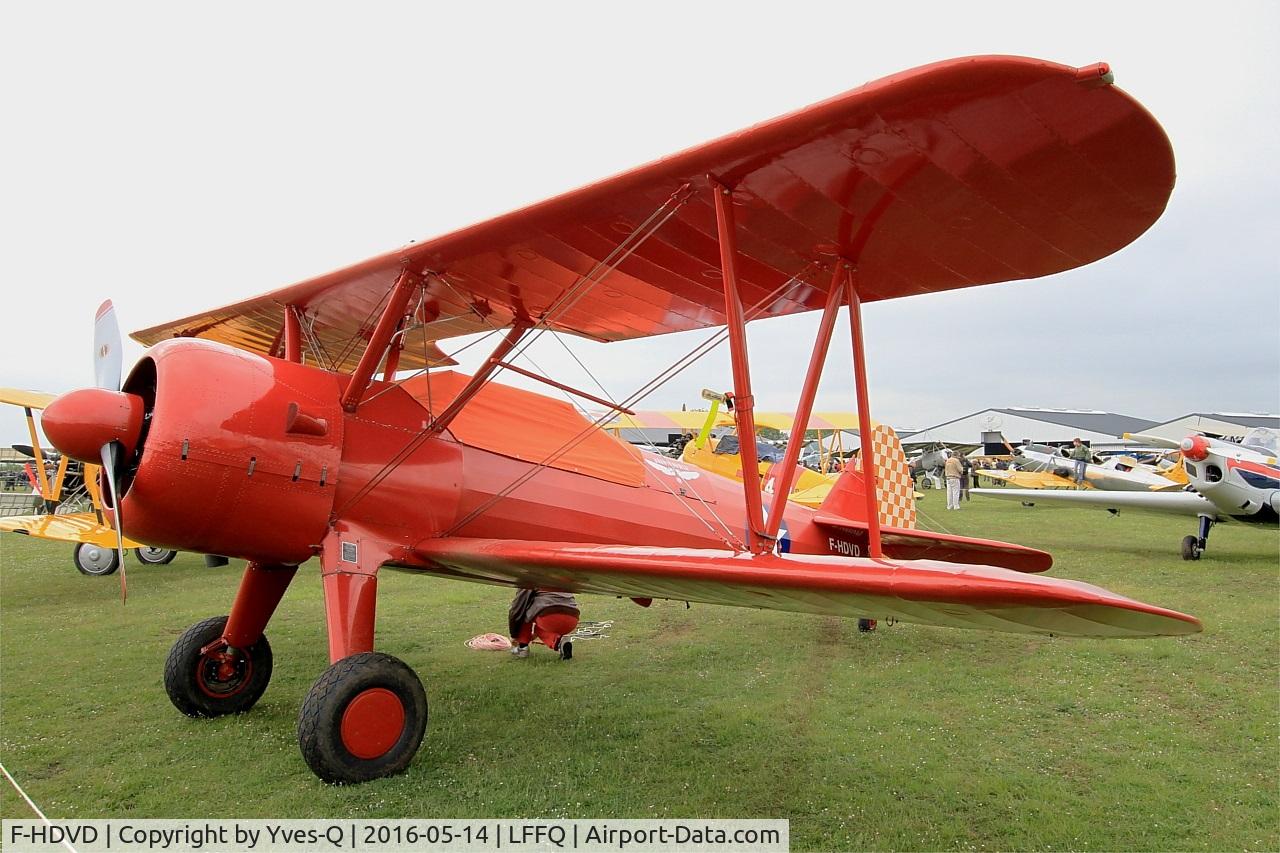 F-HDVD, 1940 Boeing A75N1 (PT-17) C/N 75-940, Boeing A75N1 (PT-17), Static display, La Ferté-Alais (LFFQ) air show 2016