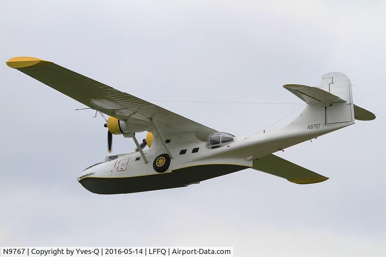 N9767, 1942 Boeing PBY-5A Catalina C/N 9767, Consolidated Vultee PBY-5A Catalina, On display, La Ferté-Alais airfield (LFFQ) Air show 2016