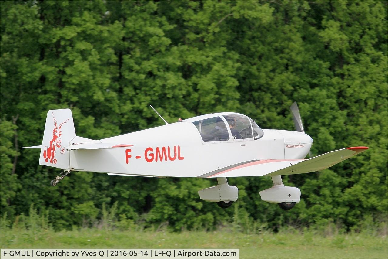 F-GMUL, 1960 CEA Jodel DR-1050 Sicile Sicile C/N 15, Jodel DR-1050 Ambassadeur, Take off, La Ferté-Alais Airfield (LFFQ) Air Show 2016