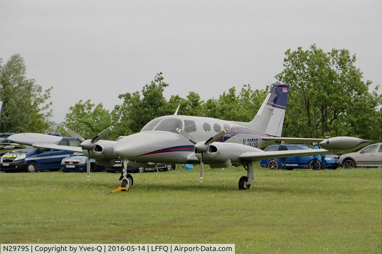 N2979S, 2013 Cessna 411A C/N 411-0272, Cessna 411A, Static park, La Ferté-Alais airfield (LFFQ) Air show 2016
