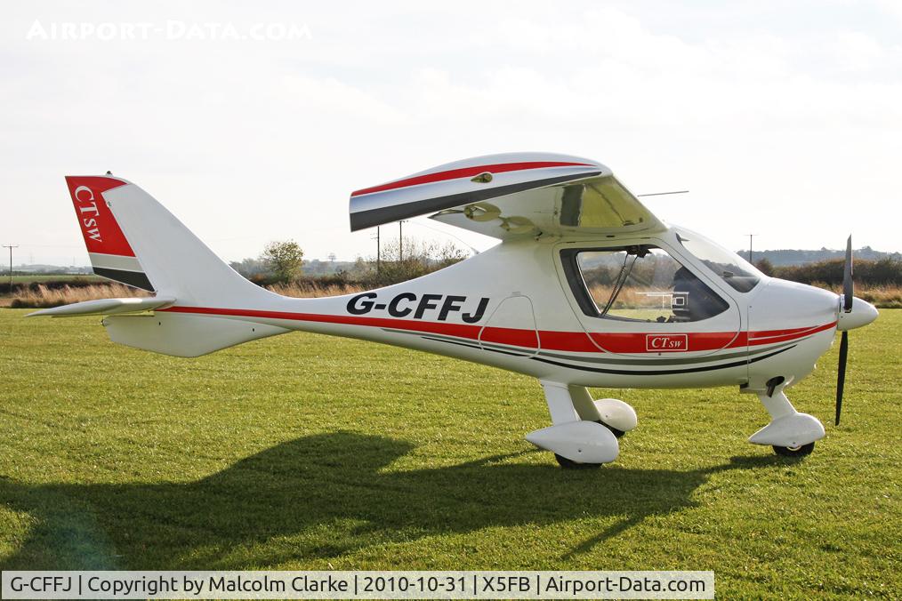 G-CFFJ, 2008 Flight Design CTSW C/N 8391, Flight Design CTSW, Fishburn Airfield UK, October 31st 2010.