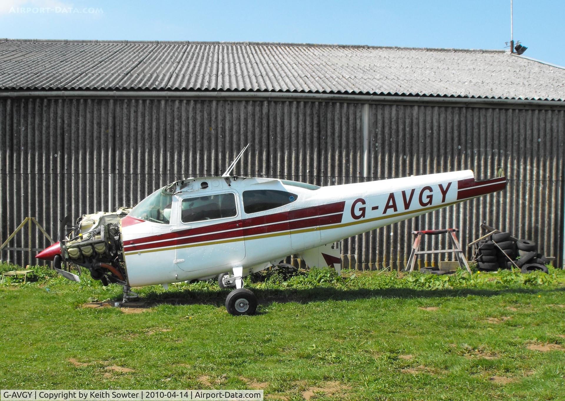 G-AVGY, 1967 Cessna 182K Skylane C/N 182-58112, Awaiting repair - East Winch