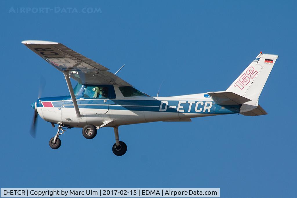 D-ETCR, 1977 Cessna 152 C/N 15279929, Blue sky at EDMA airport.