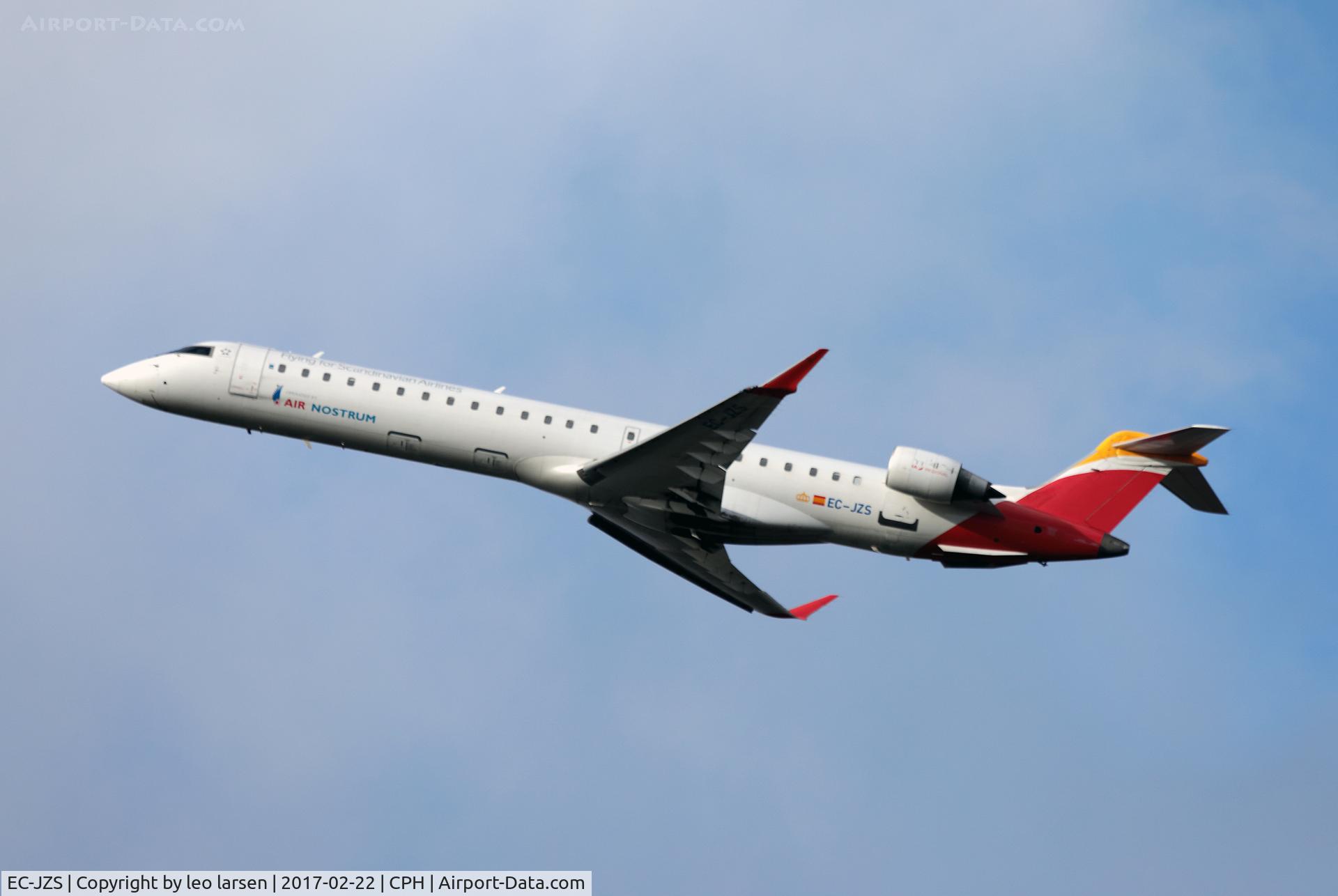 EC-JZS, 2007 Bombardier CRJ-900 (CL-600-2D24) C/N 15111, Copenhagen 22.2.2017