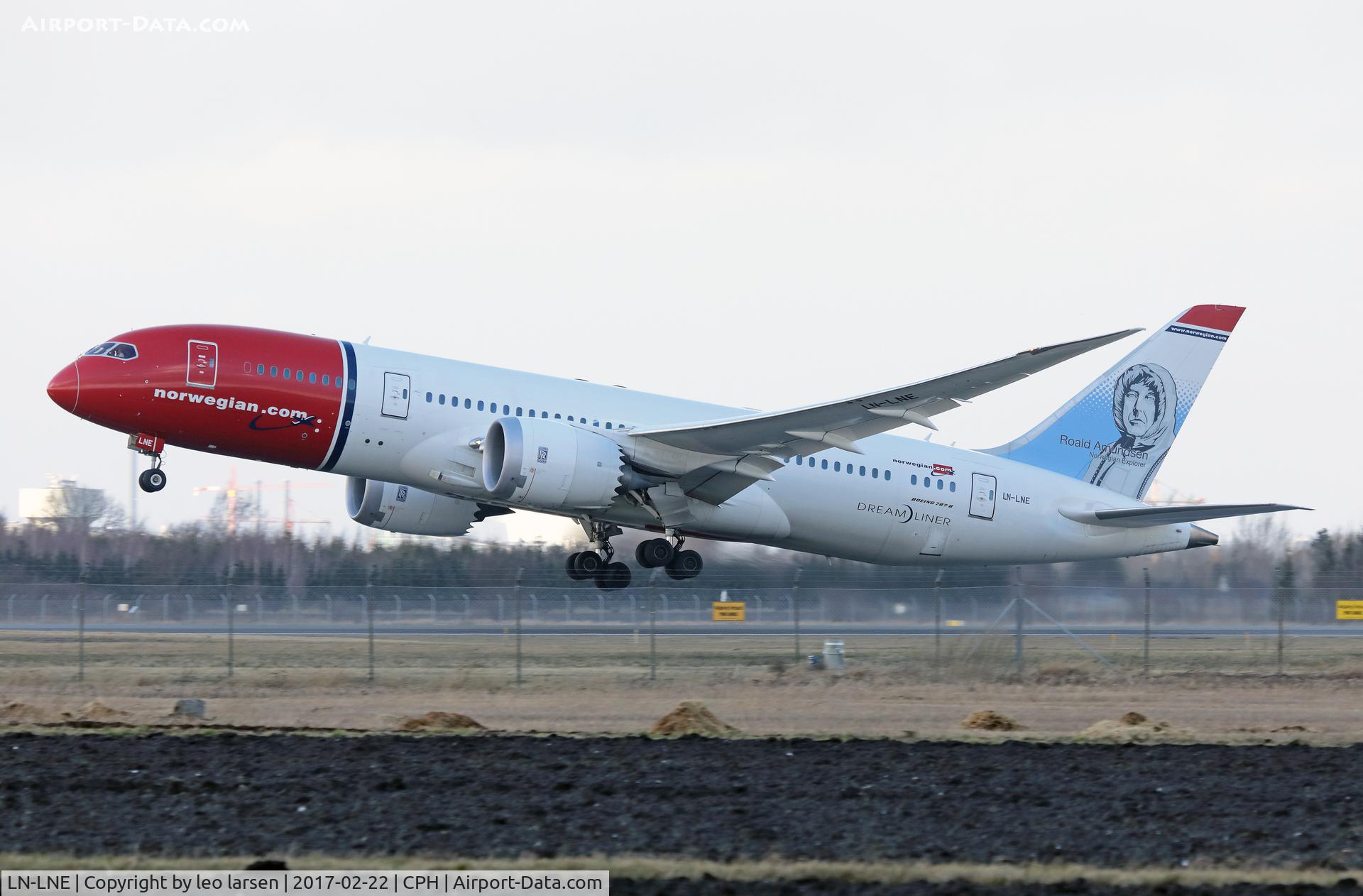 LN-LNE, 2014 Boeing 787-8 Dreamliner C/N 34796, Copenhagen 22.2.2017