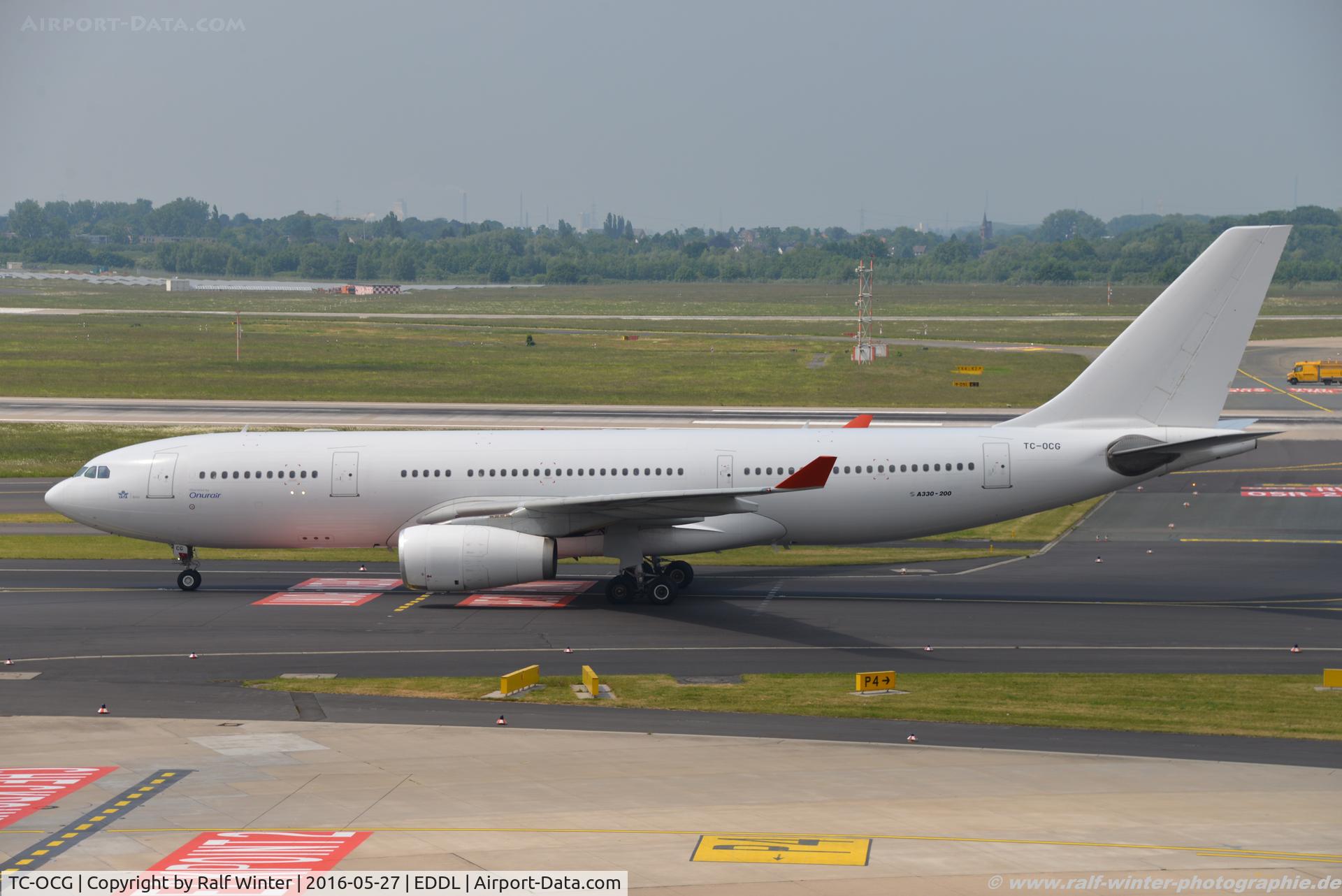 TC-OCG, 2000 Airbus A330-243 C/N 345, Airbus A330-243 - 8Q OHY Onur Air without colours - 345 - TC-OCG - 27.05.2016 - DUS