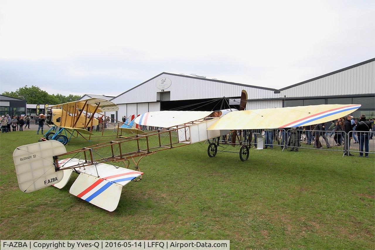 F-AZBA, Bleriot XI Replica C/N 1, Bleriot XI Replica, Static display, La Ferté-Alais airfield (LFFQ) Air show 2016