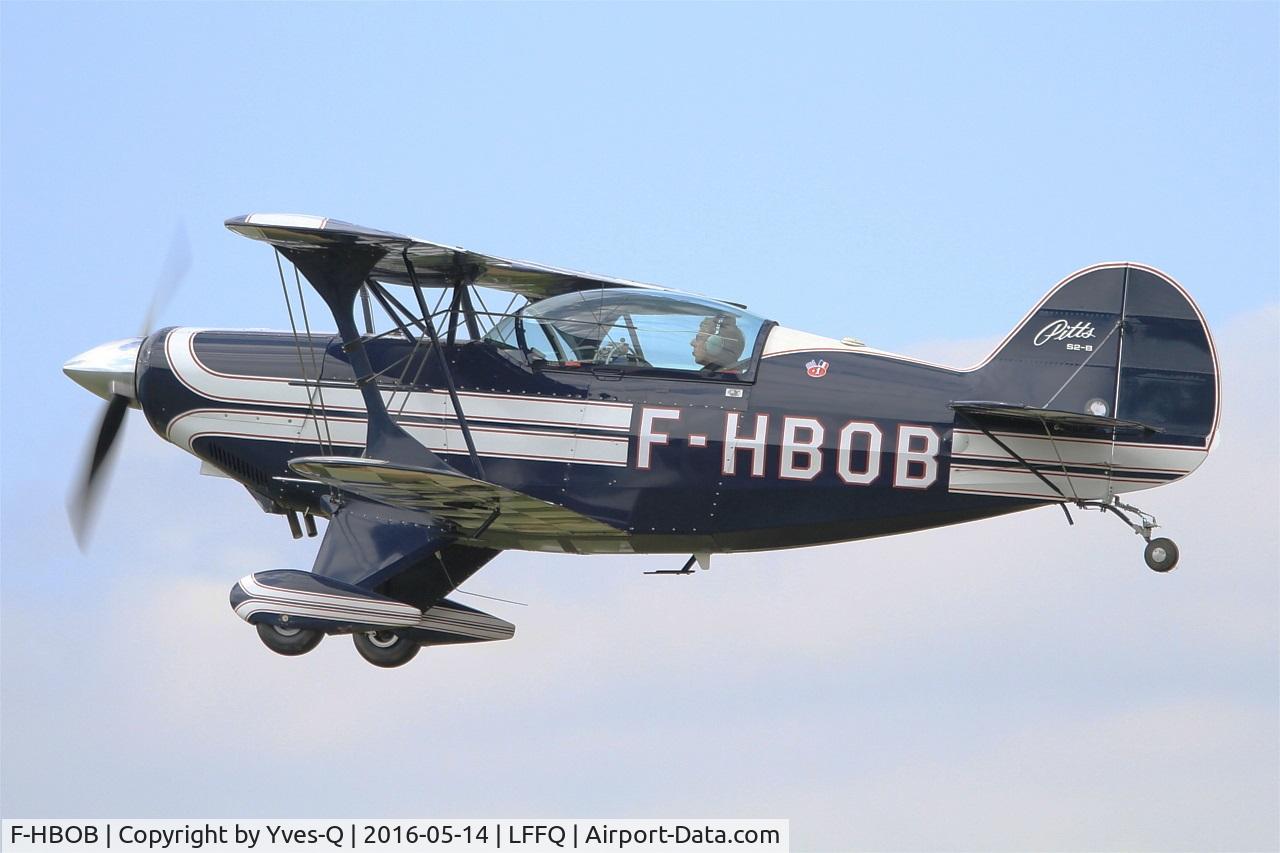 F-HBOB, 1983 Aviat Pitts S-2B Special C/N 5289, Aviat Pitts S-2B, On display, La Ferté-Alais Airfield (LFFQ) Air Show 2016