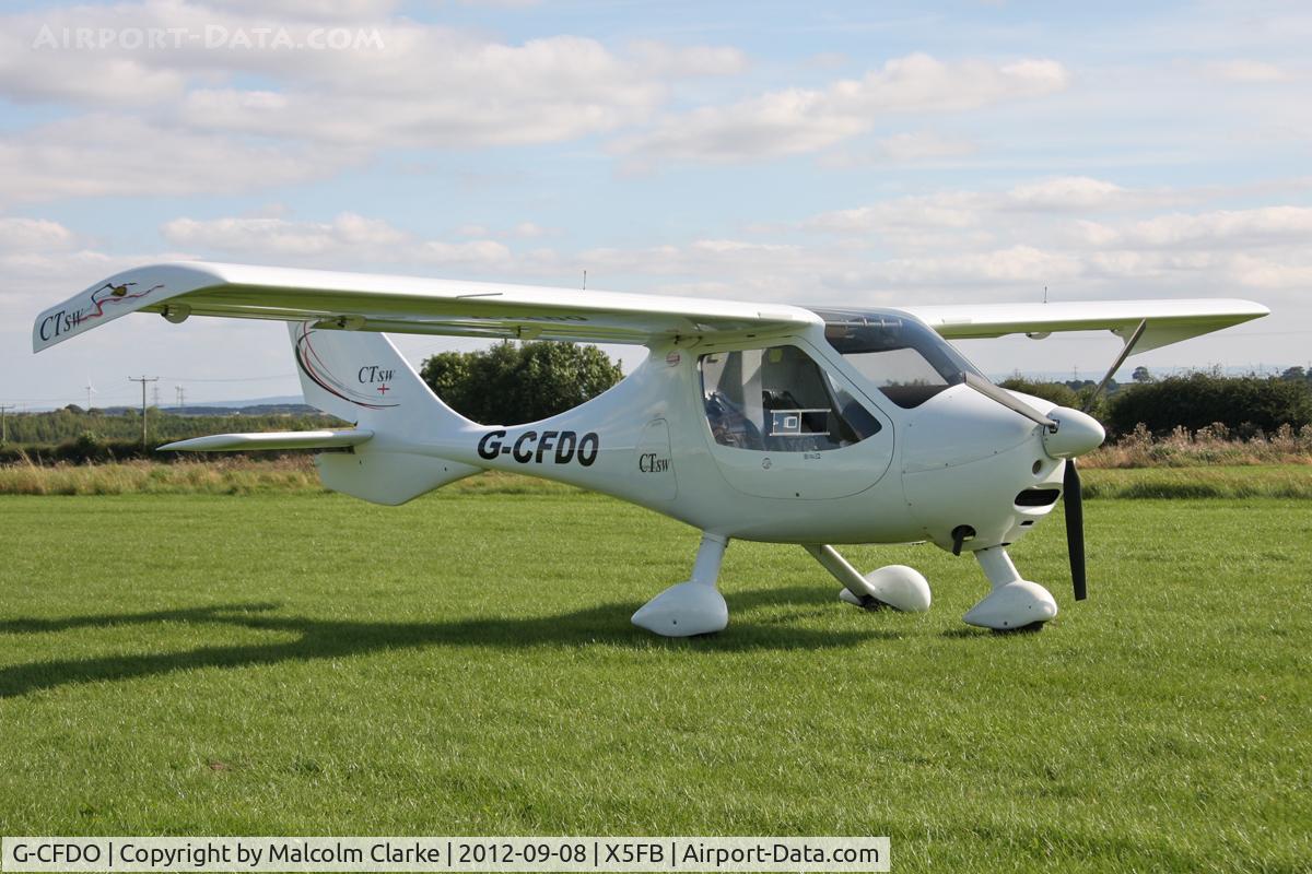 G-CFDO, 2008 Flight Design CTSW C/N 8366, Flight Design CTSW, Fishburn Airfield UK, September 8th 2012.