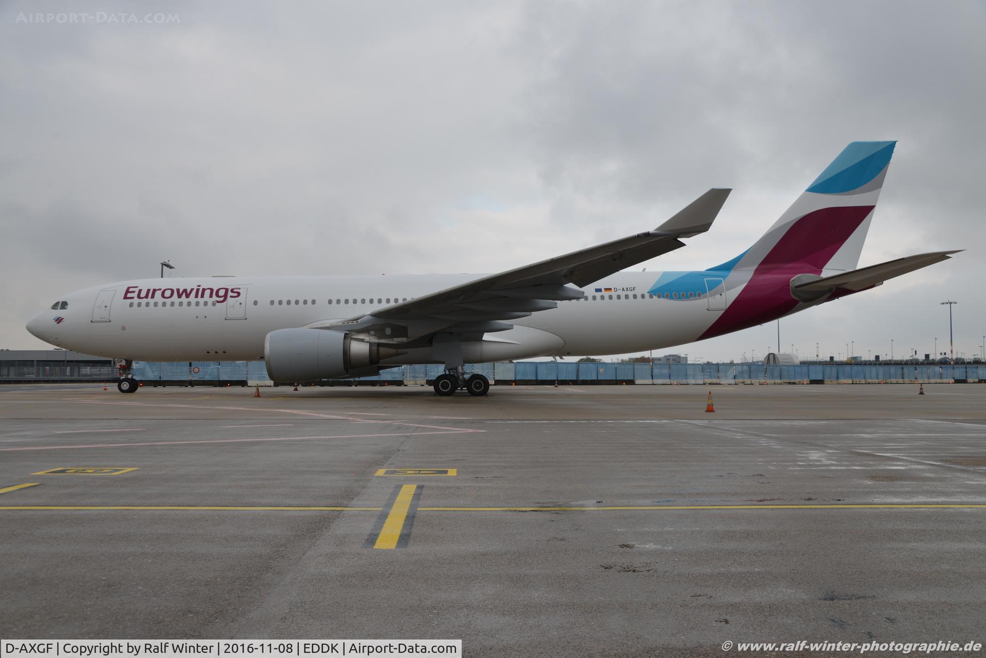 D-AXGF, 2004 Airbus A330-203 C/N 616, Airbus A330-202 - EW EWG Eurowings - 616 - D-AXGF - 08.11.2016 - CGN