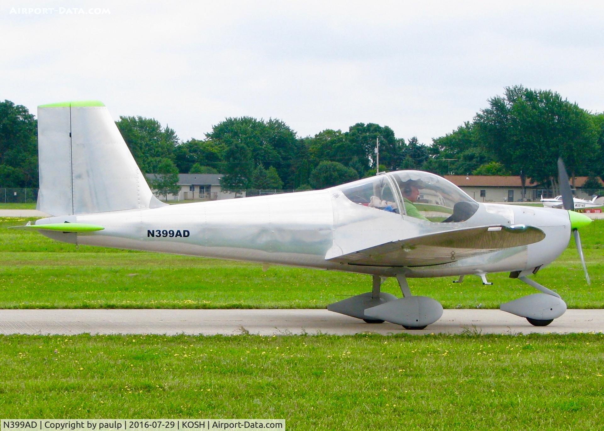 N399AD, 2014 Vans RV-12 C/N 120600, At Oshkosh.