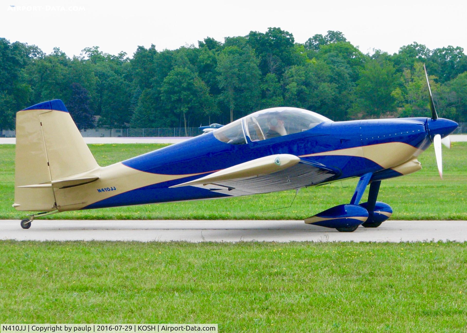 N410JJ, Vans RV-7 C/N 70880, At Oshkosh.