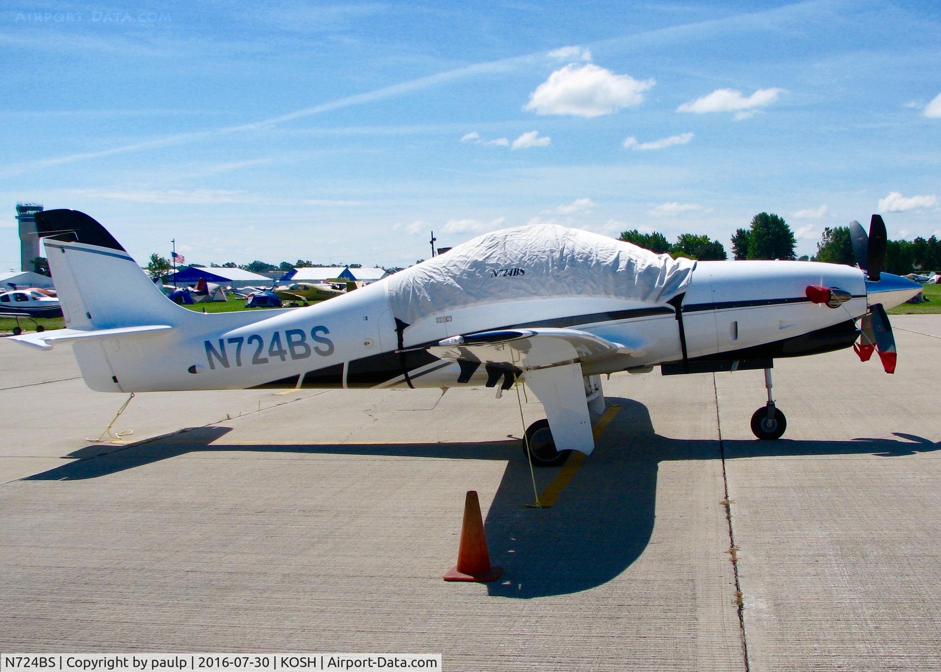 N724BS, 2014 Lancair Evolution C/N EVO-0049, At Oshkosh.